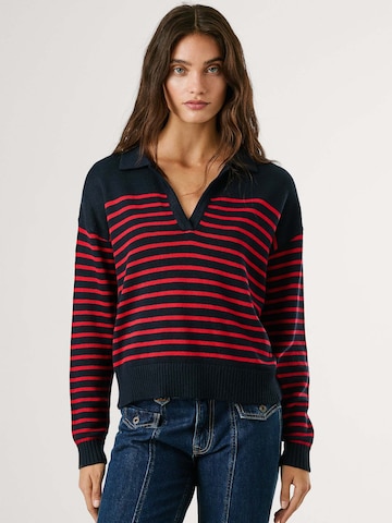 Pull-over 'CARLINA' Pepe Jeans en bleu : devant