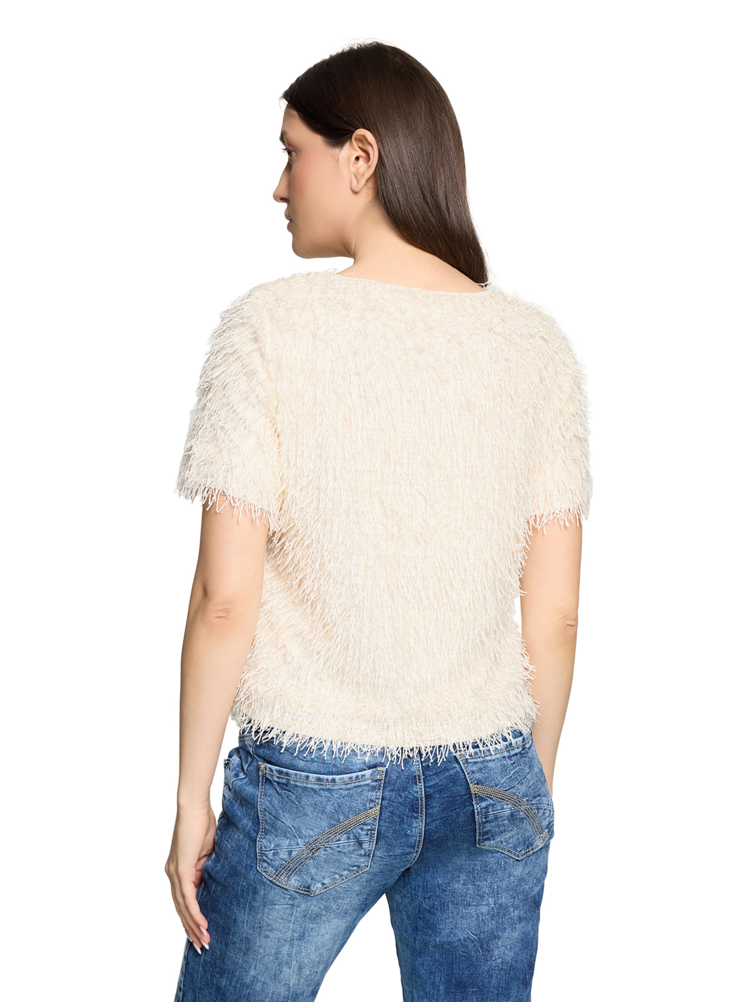 Sweat-shirt Cartoon en blanc