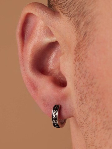 Lucardi Ohrring in Silber: Vorderseite