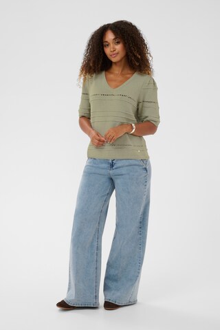 Pull-over 'CRPoppi' Cream en vert