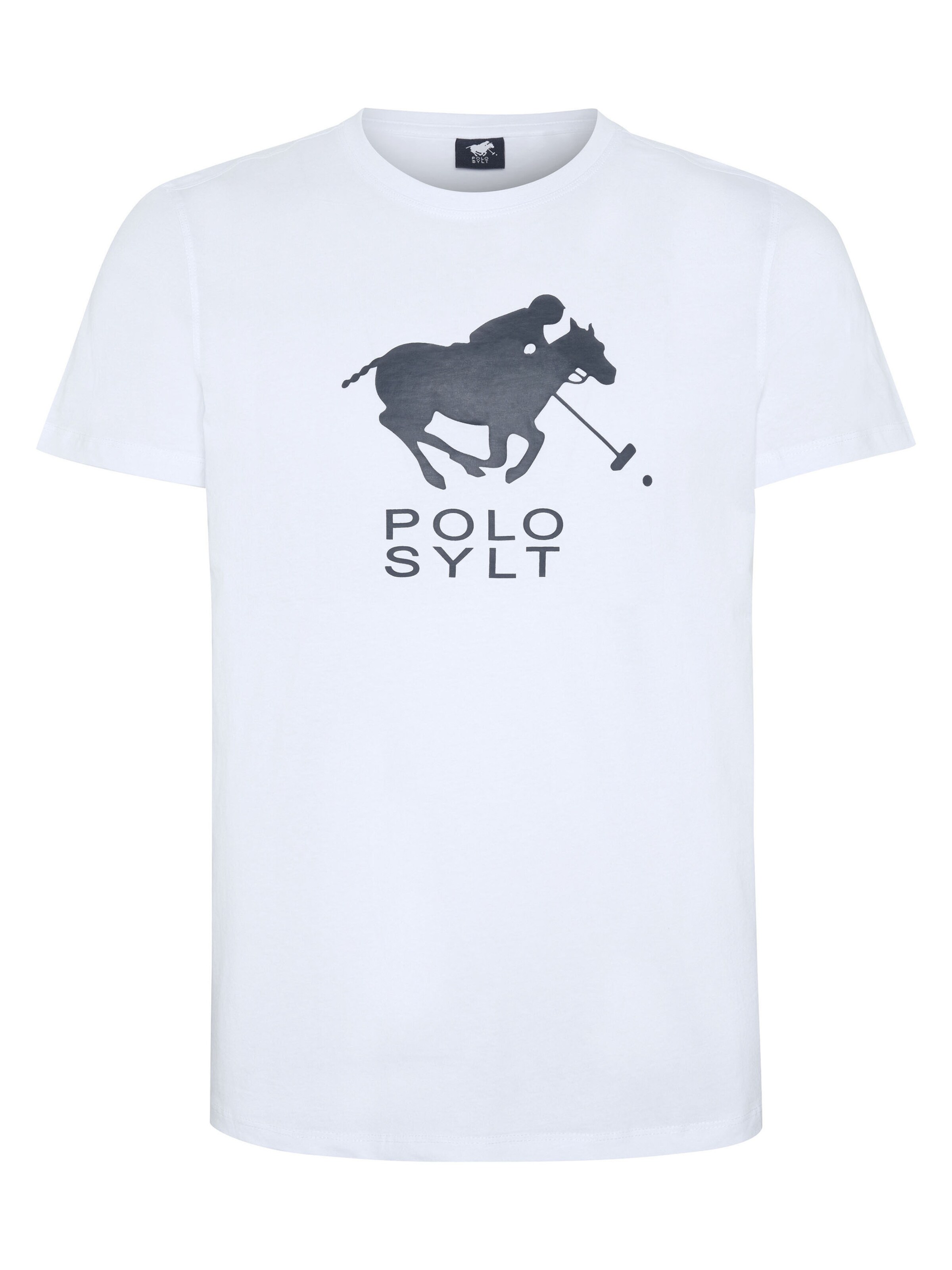Polo Sylt Shirt in White: front