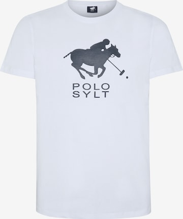 Polo Sylt Shirt in White: front