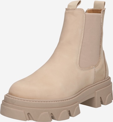 PAVEMENT Chelsea Boots 'Lira' in Beige: front
