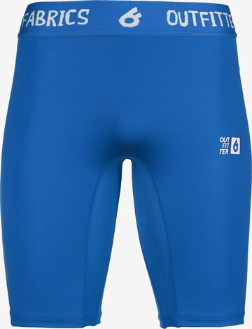 OUTFITTER Skinny Sportunterhose 'Tahi' in Blau: predná strana