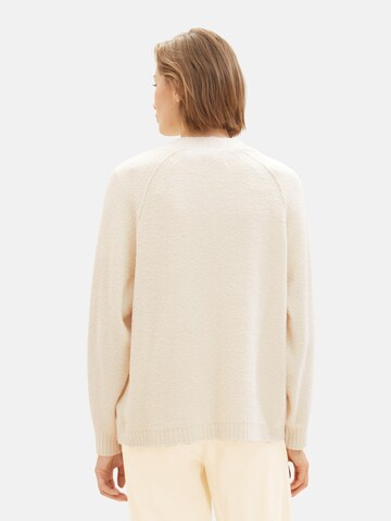 TOM TAILOR Knit Cardigan in Beige