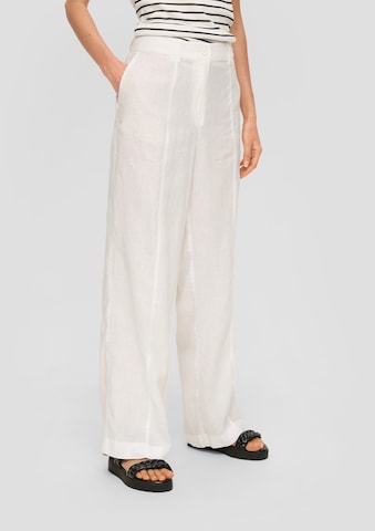 Loosefit Pantaloni di s.Oliver in bianco