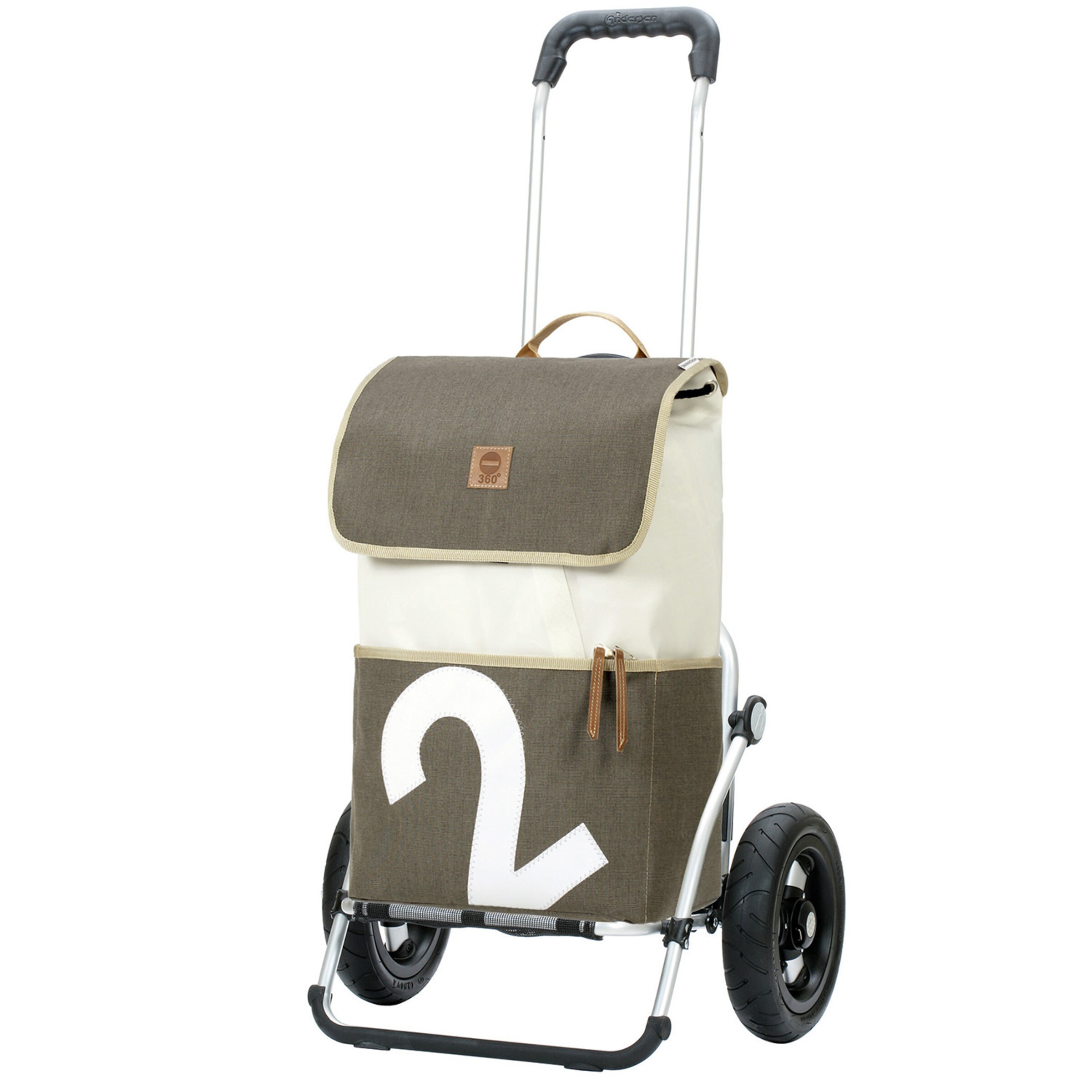 Andersen Shopper Trolley in Grau: Vorderseite