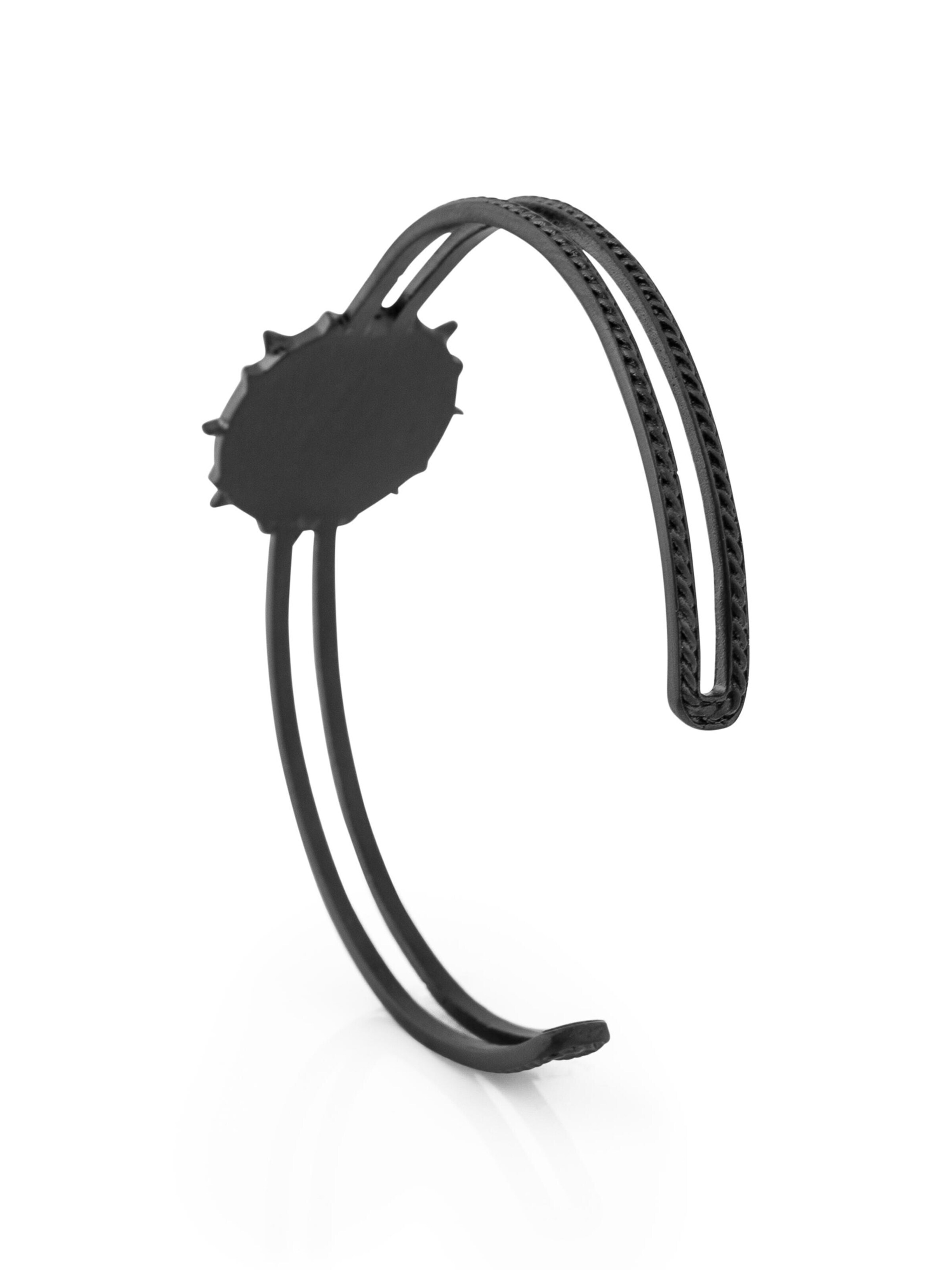 Akitsune Armband 'Guidance'‌‌‌‌‌‌‌ in Schwarz