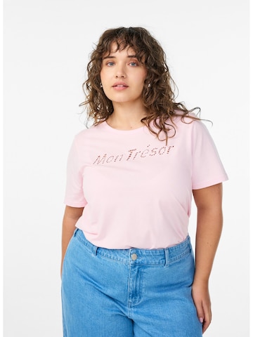 Maglietta di Zizzi in rosa: frontale