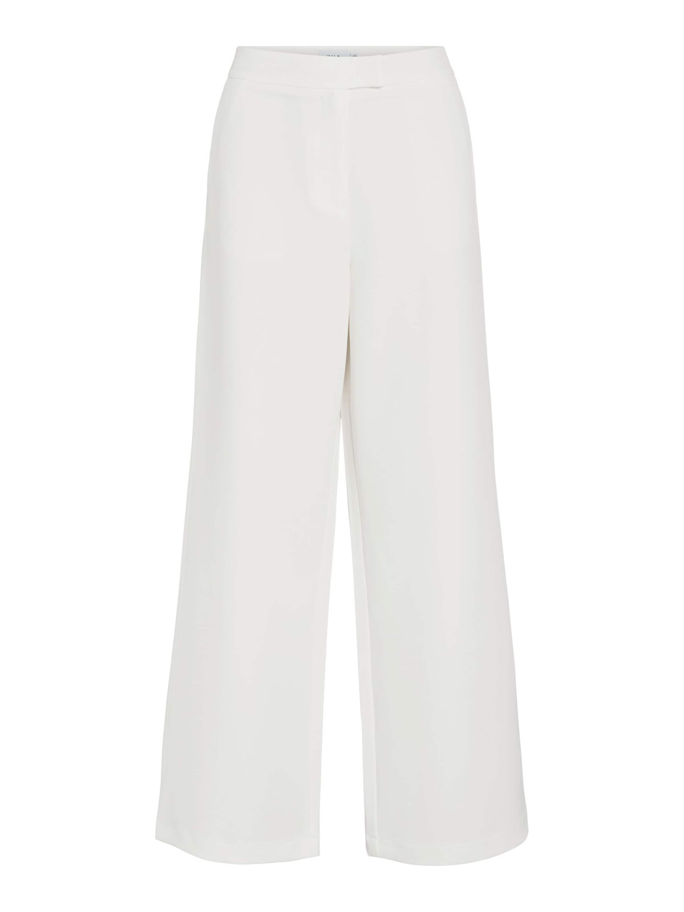 Wide Leg Pantalon 'VIGery' VILA en blanc : devant