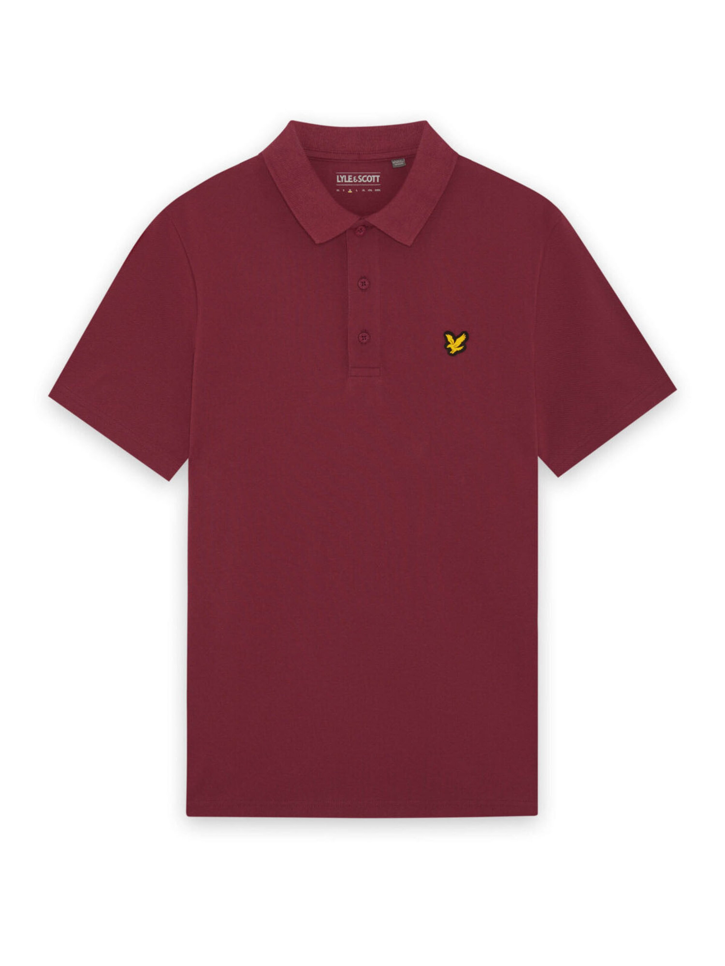 Lyle & Scott Functioneel shirt in Lila: voorkant