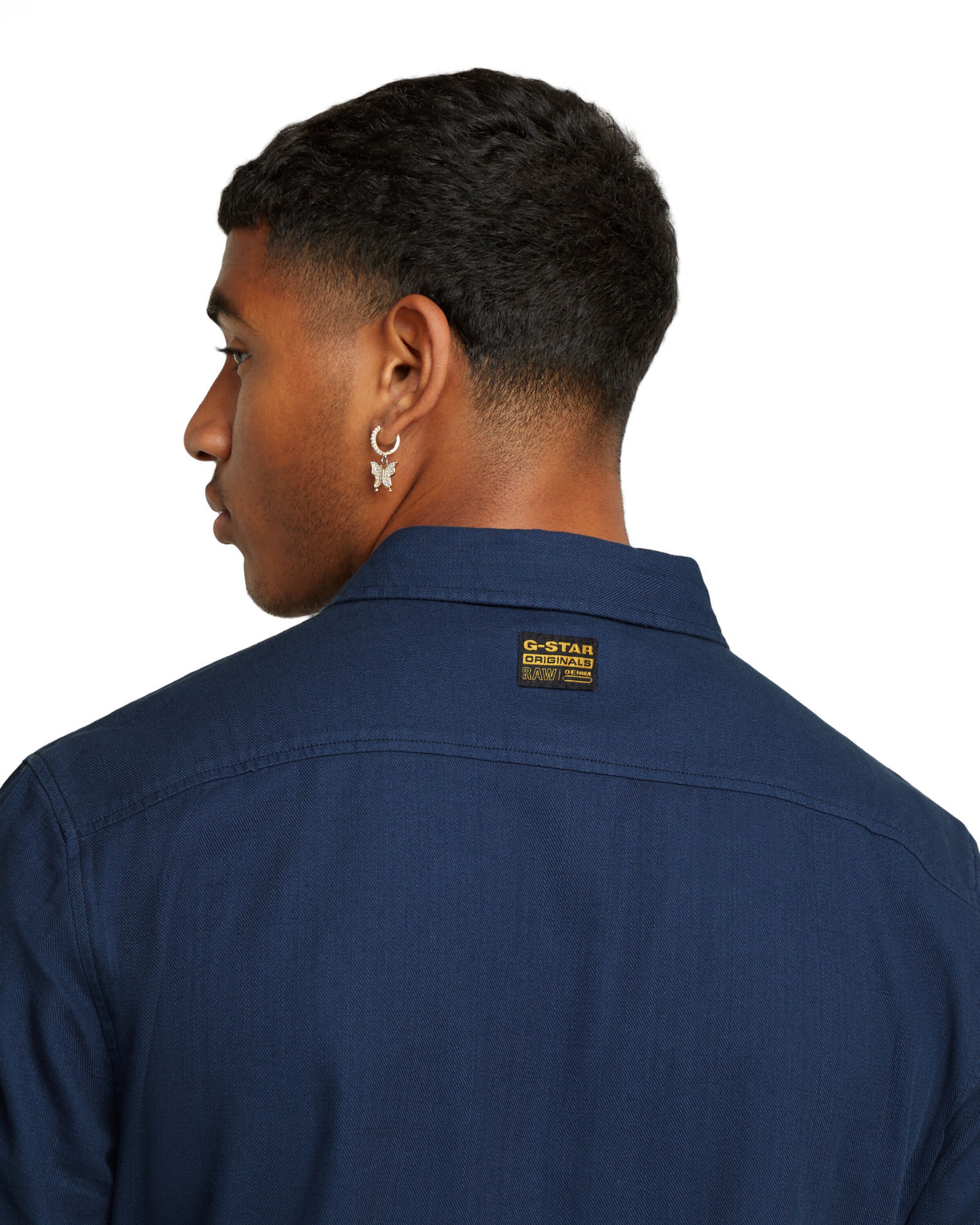 G-STAR Slim fit Overhemd in Blauw