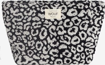 Wouf Trousses de toilette 'Terry Towel' en noir / blanc, Vue avec produit