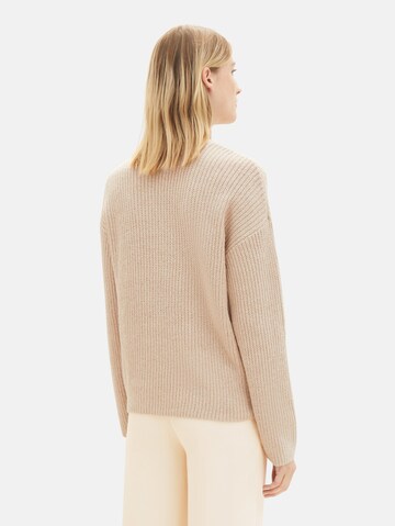 TOM TAILOR Sweater in Beige