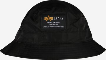 ALPHA INDUSTRIES Шапка с периферия в черно