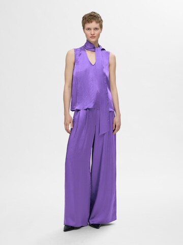 SELECTED FEMME Bluse i lilla