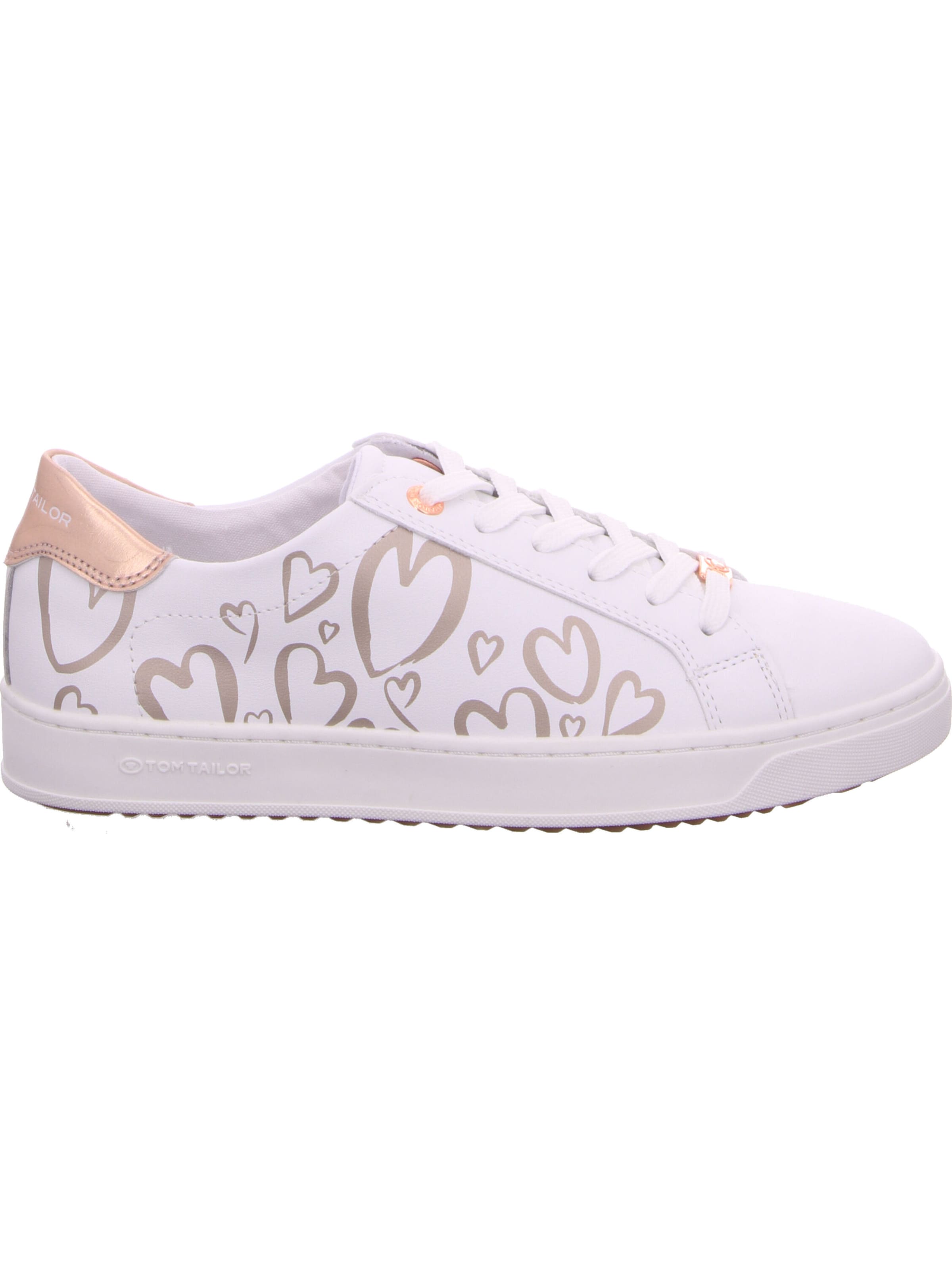 TOM TAILOR Sneakers in White