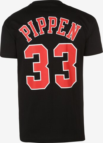 Mitchell & Ness Shirt 'Scottie Pippen Chicago Bulls' in Zwart