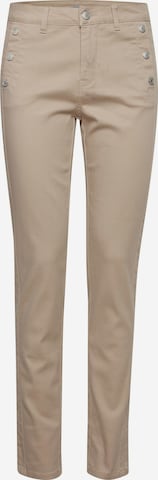 Fransa Chinohose 'Lomax' in Beige: Vorderseite