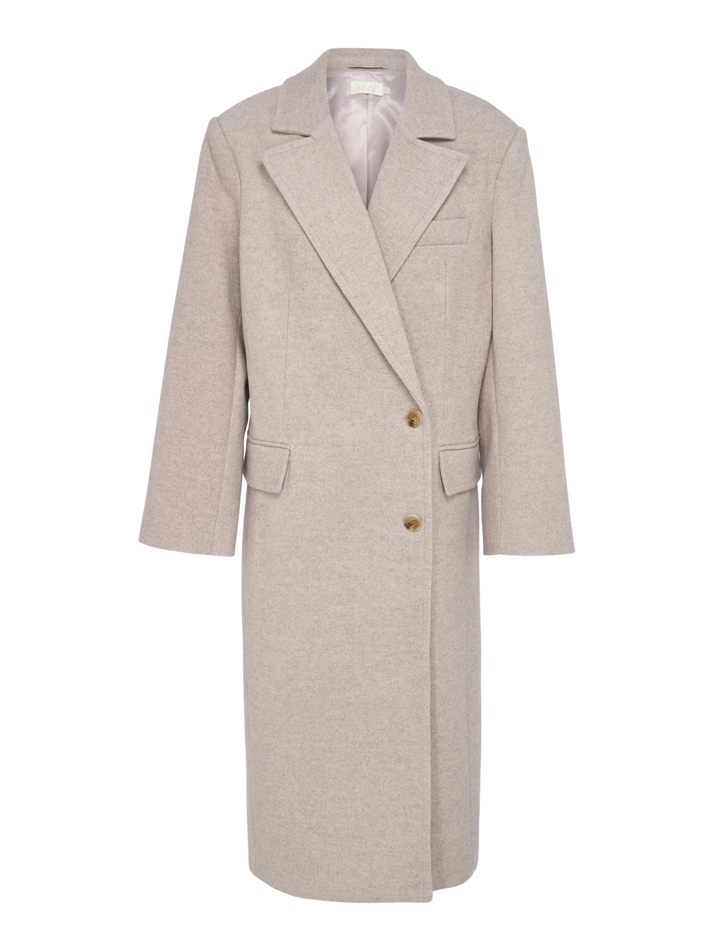 Lezu Демисезонное пальто 'Kim' в Бежевый: спереди