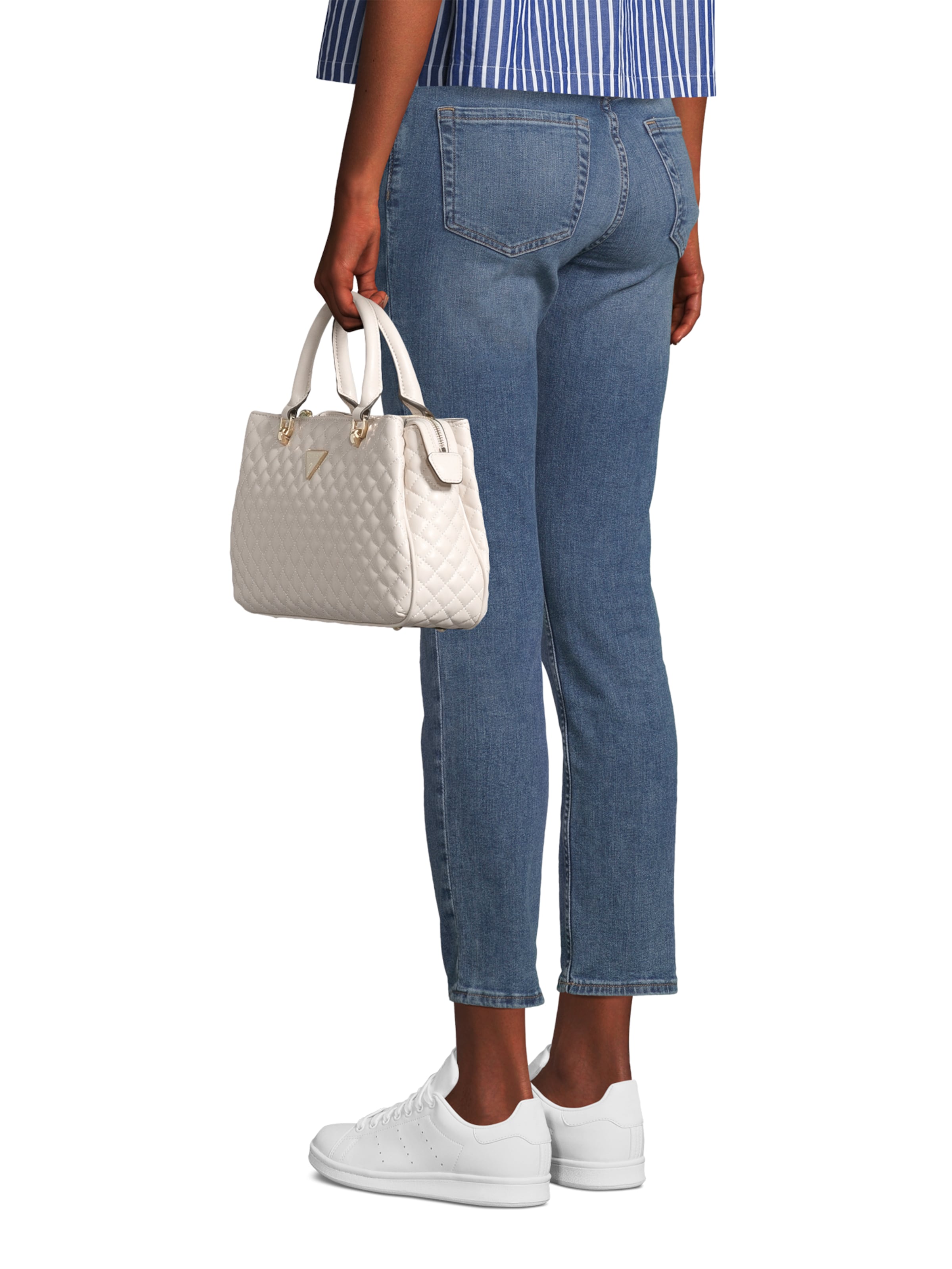 GUESS Handtasche 'RIANEE' in Grau