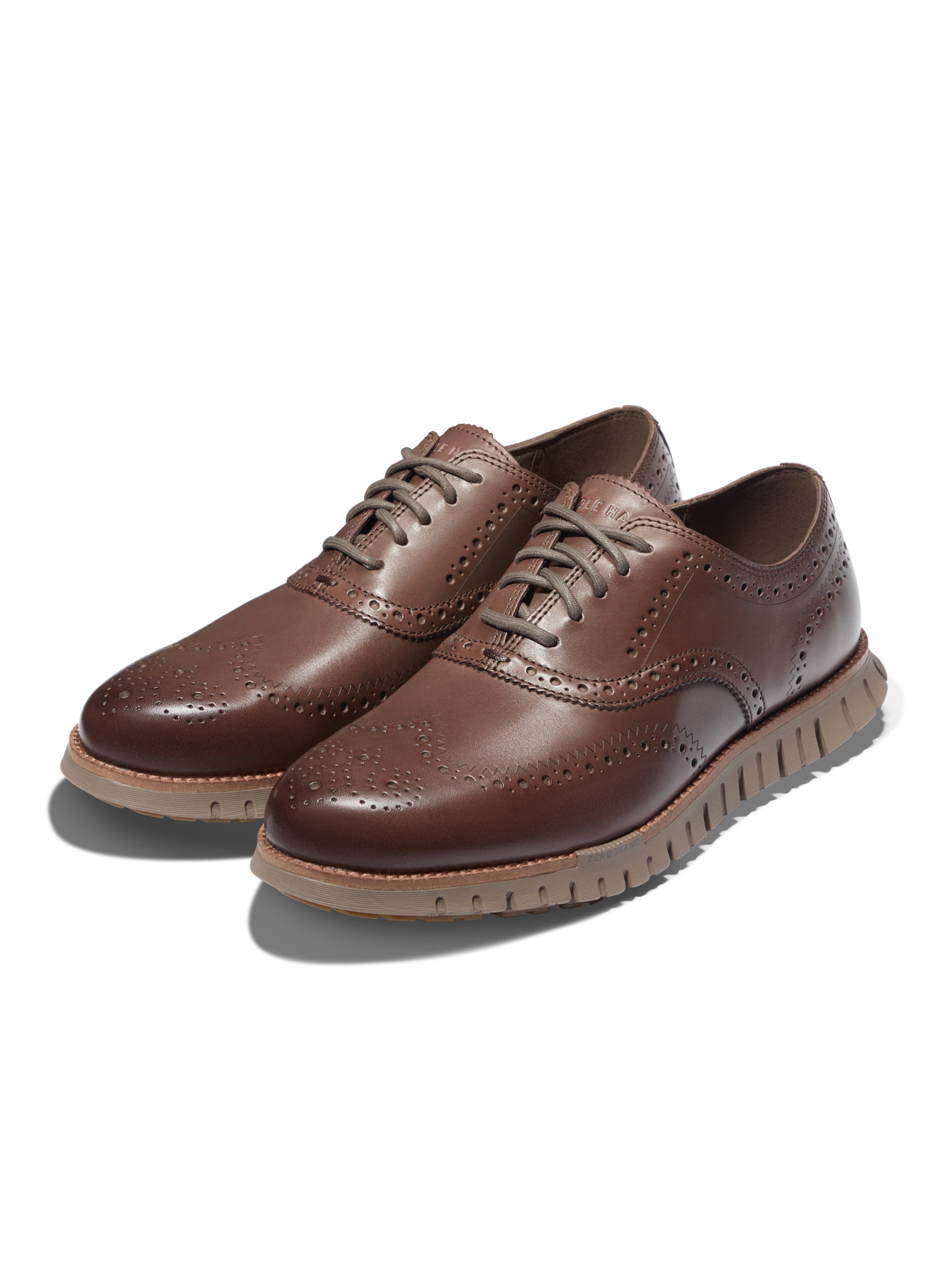 Cole Haan Lace-up shoe 'Zerogrand' in Brown: front