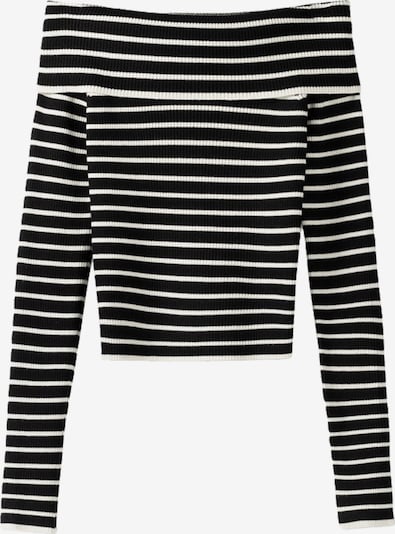 Bershka Pullover i sort / hvid, Produktvisning