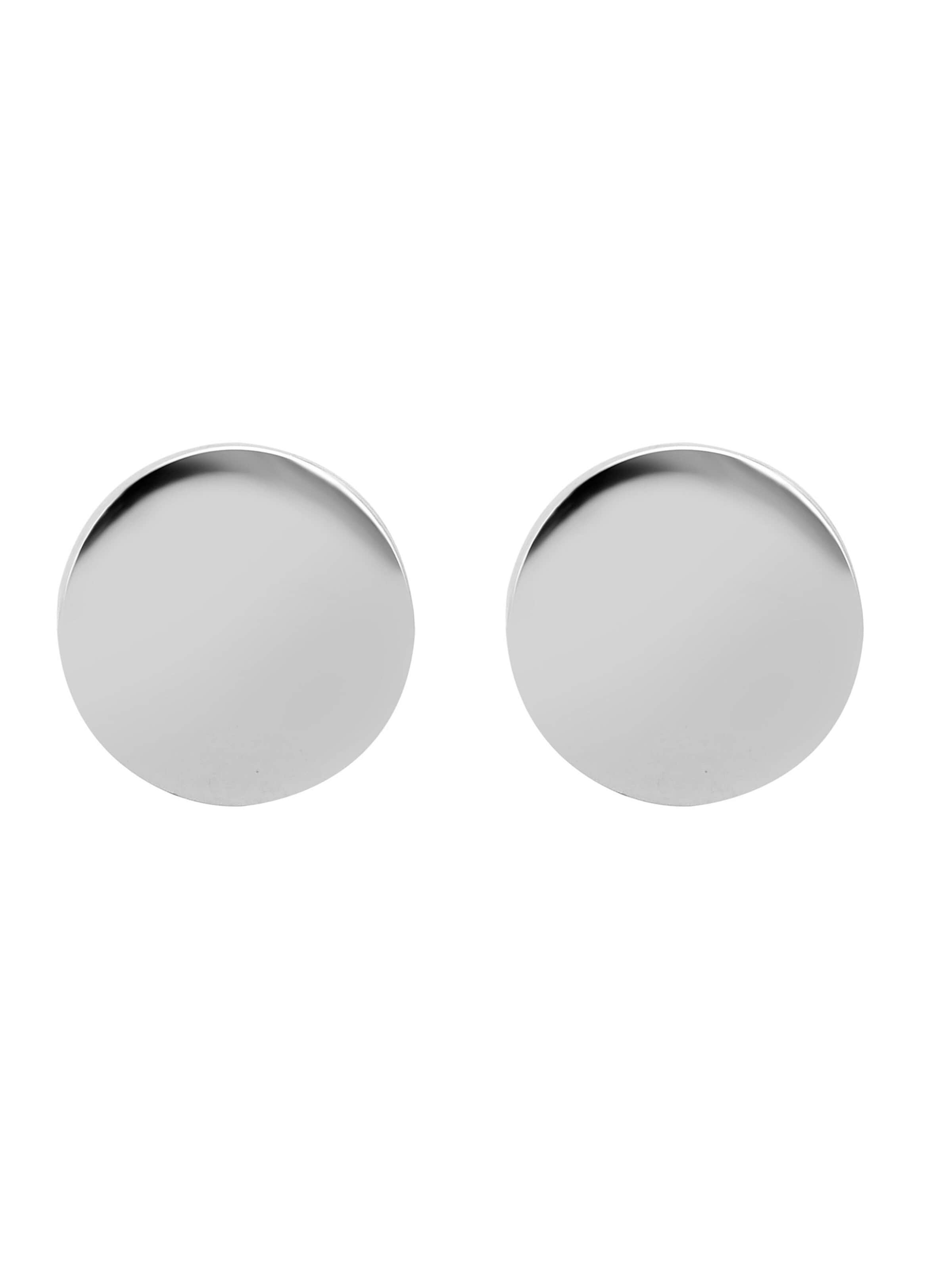 Akzent Earrings 'Xan, hautverträglich' in Silver: front