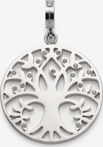 LEONARDO Pendant in Silver: front