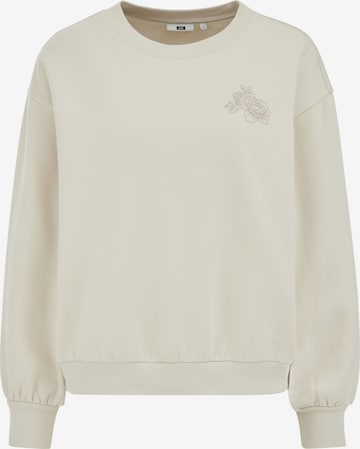 balta WE Fashion Megztinis be užsegimo: priekis