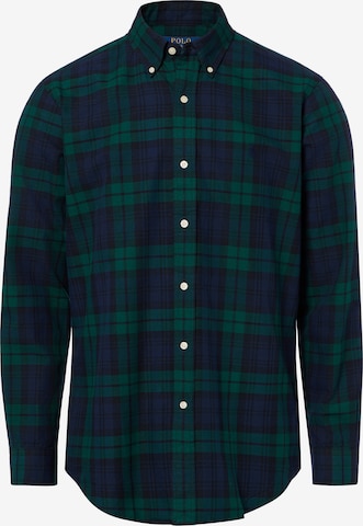Coupe regular Chemise Polo Ralph Lauren en vert : devant