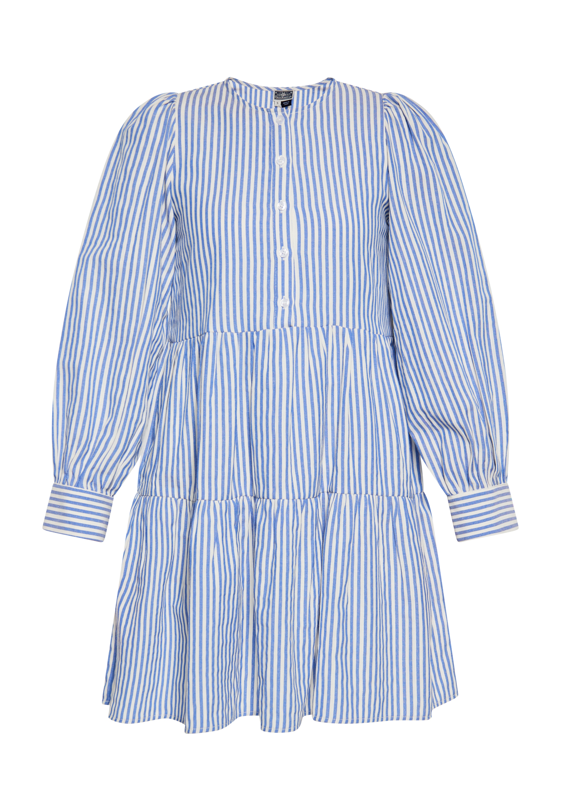 DreiMaster MaritimKošulja haljina - plava boja: prednji dio