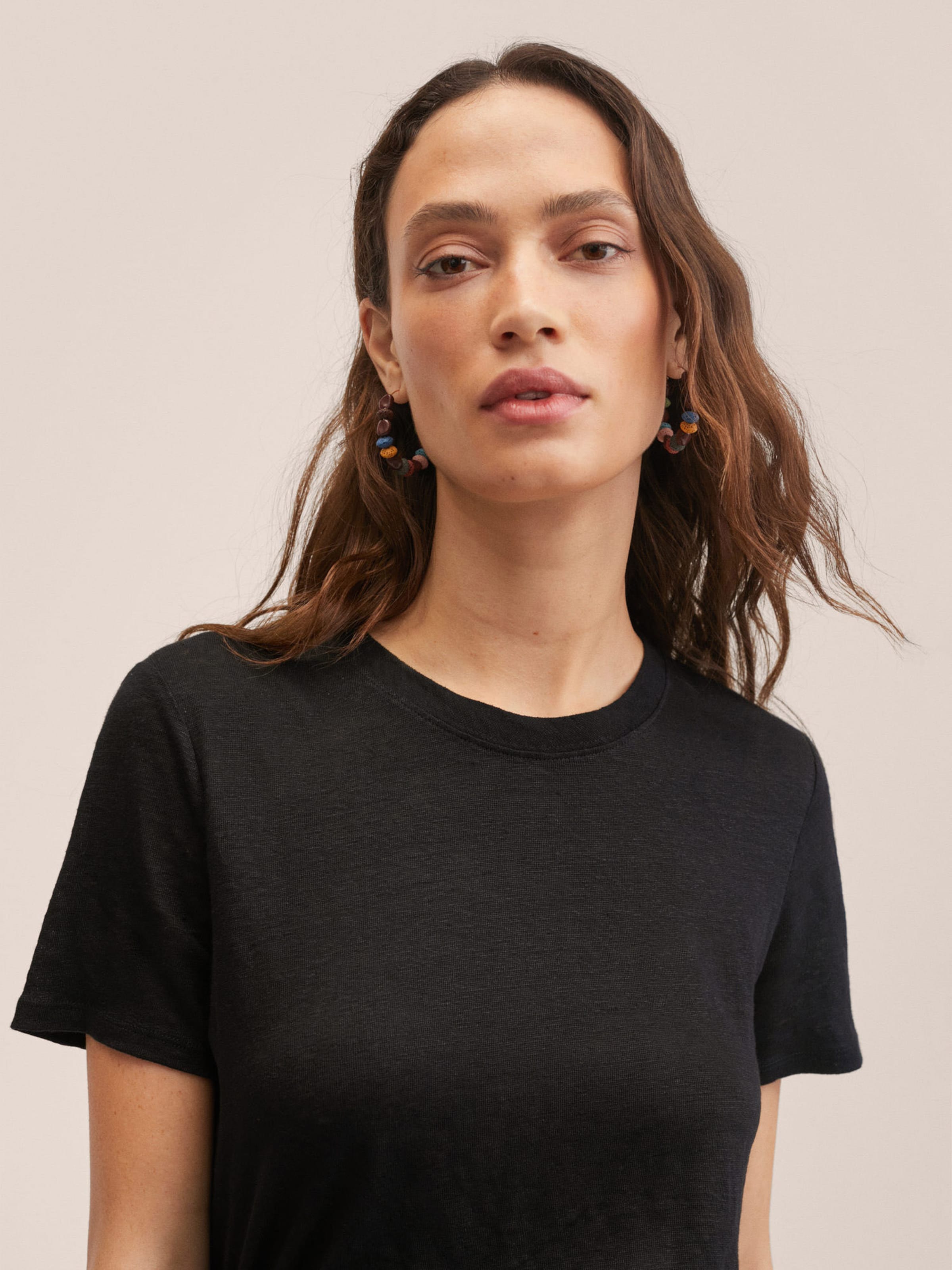 Frauen Shirts & Tops MANGO T-Shirt 'LISINO' in Schwarz - PW13863 Frauen Shirts & Tops MANGO T-Shirt 'LISINO' in Schwarz - PW13863