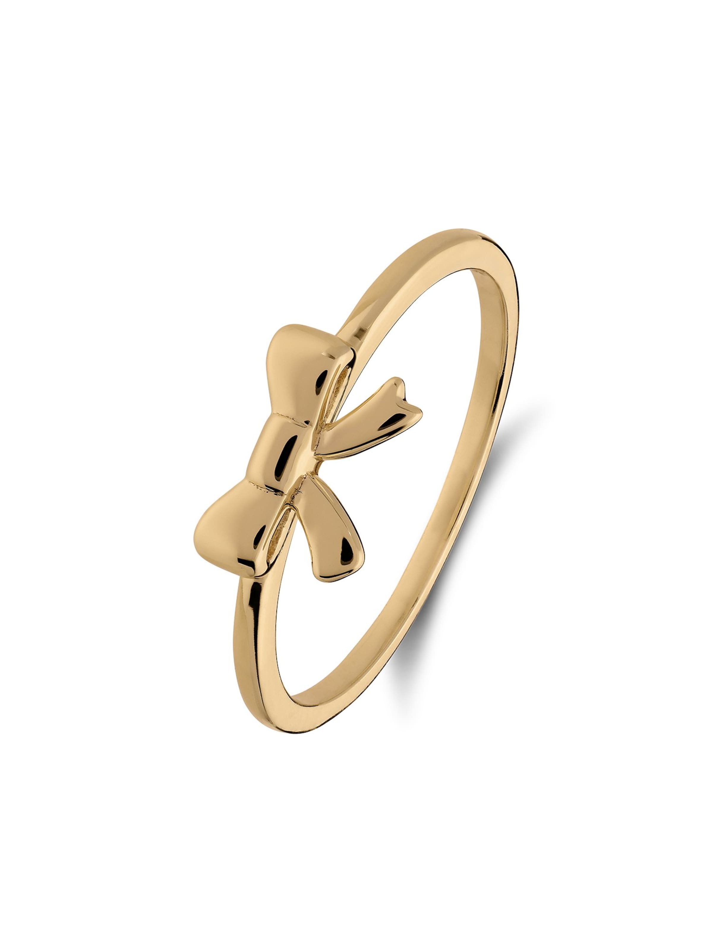 Lucardi Ring in Gold: Vorderseite