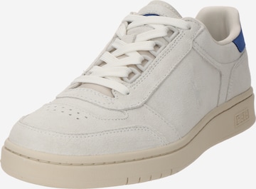 Baskets basses Polo Ralph Lauren en blanc : devant