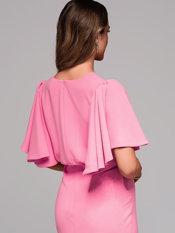 Ombre Evening dress in Pink
