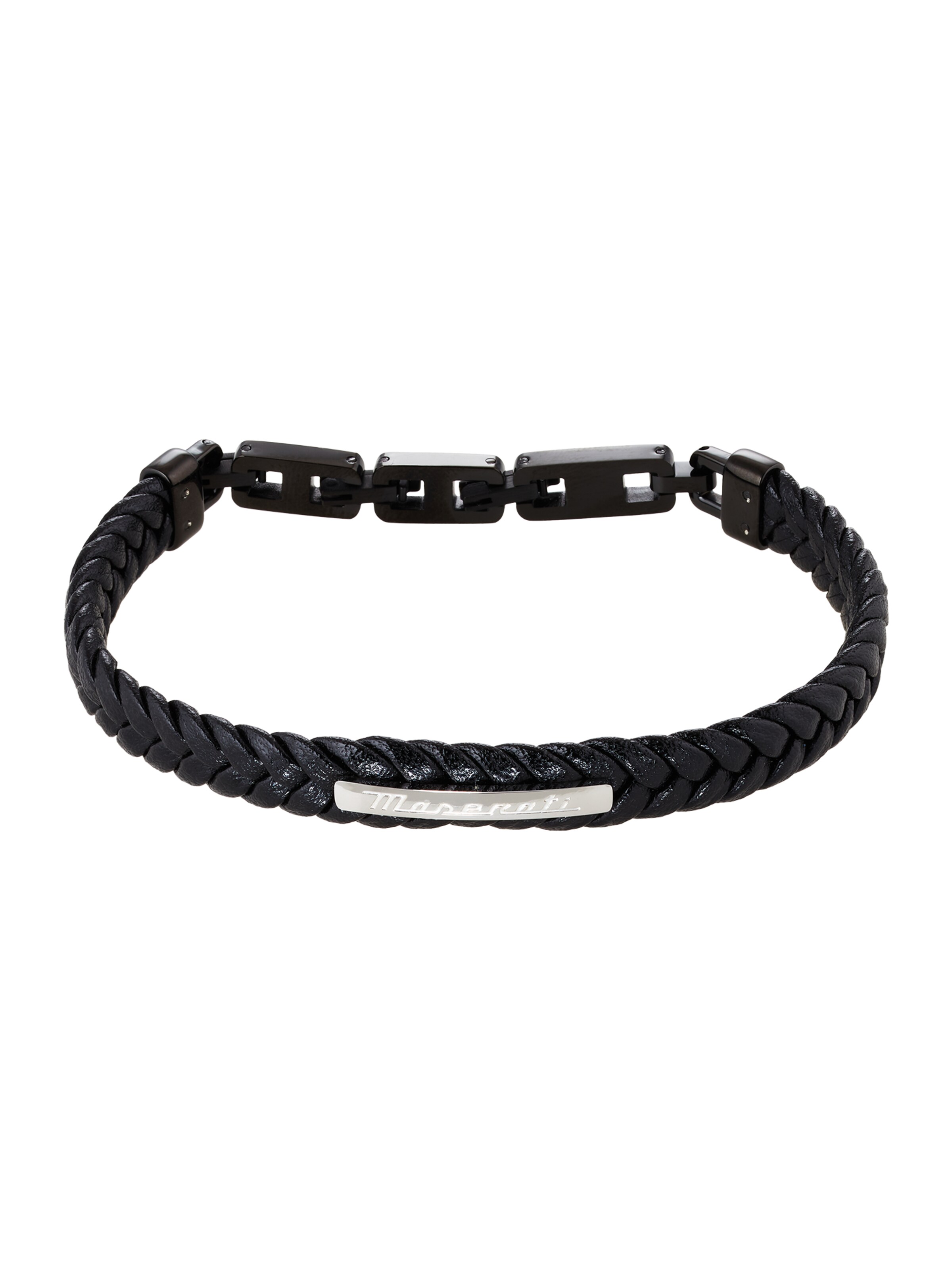 Maserati Armband in Schwarz: Vorderseite