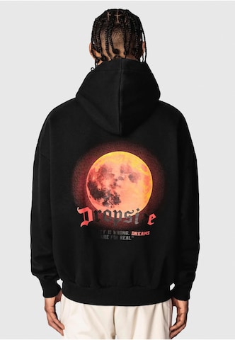 Dropsize Sweatshirt 'Moon V2' i svart: framsida