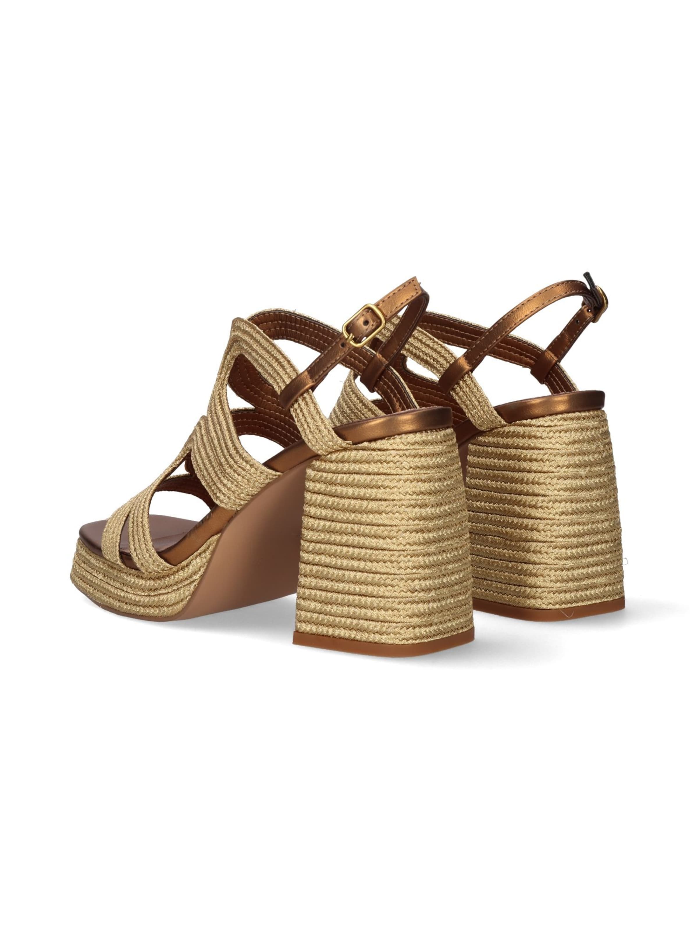 EXE - Sandalias con hebilla 'HAVANA-077' en marrón