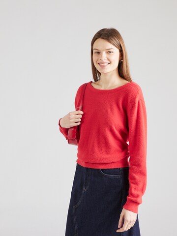 CATWALK JUNKIE Sweatshirt 'TULIPS' i röd: framsida