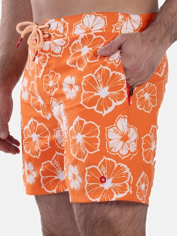 Shorts de bain Frozen Cape en orange