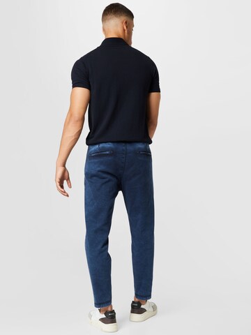 DRYKORN Tapered Pleat-Front Pants 'Chasy' in Blue