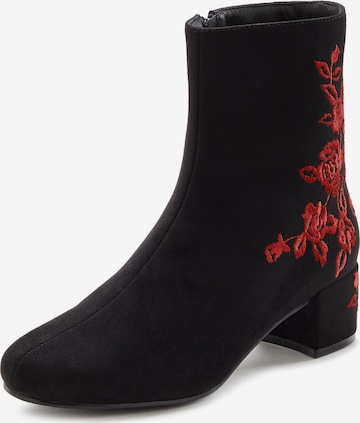 LASCANA - Botines en negro: frente