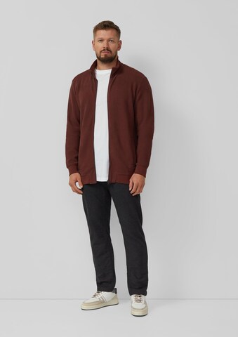 s.Oliver Zip-Up Hoodie in Red