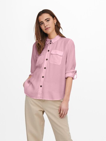 ONLY Bluse 'KAJA' i rosa: forside