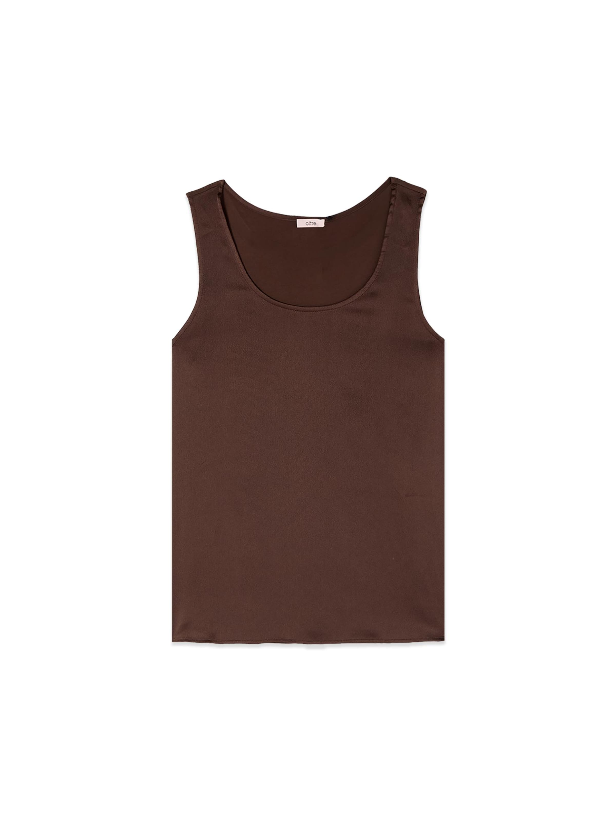 oltre Top‌‌‌‌‌ in Braun: Vorderseite