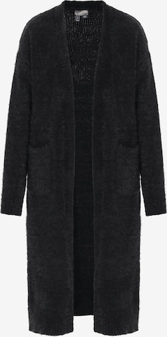 DreiMaster Vintage Knit Cardigan 'Vintage' in Black: front