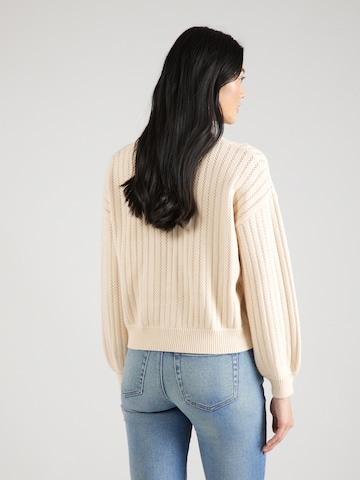 ABOUT YOU Knit cardigan 'Eve' in Beige