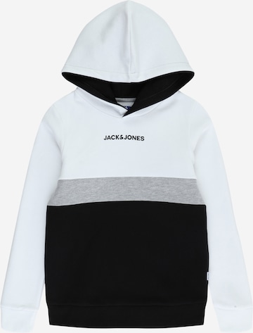 Sweat 'EREID' Jack & Jones Junior en blanc : devant