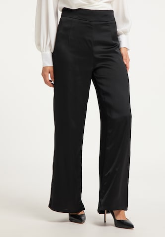 usha BLACK LABEL - Pantalón en negro: frente